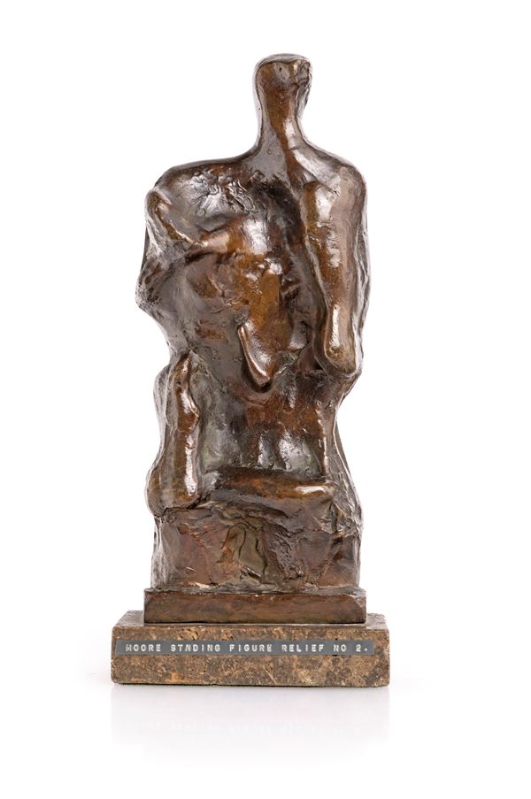 Henry Moore - Standing Figure Relief n.2