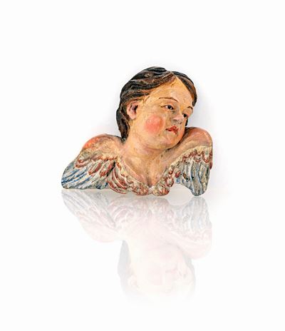 Cherubino in Terracotta Policroma