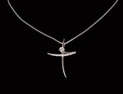 Pendente a Croce in Argento