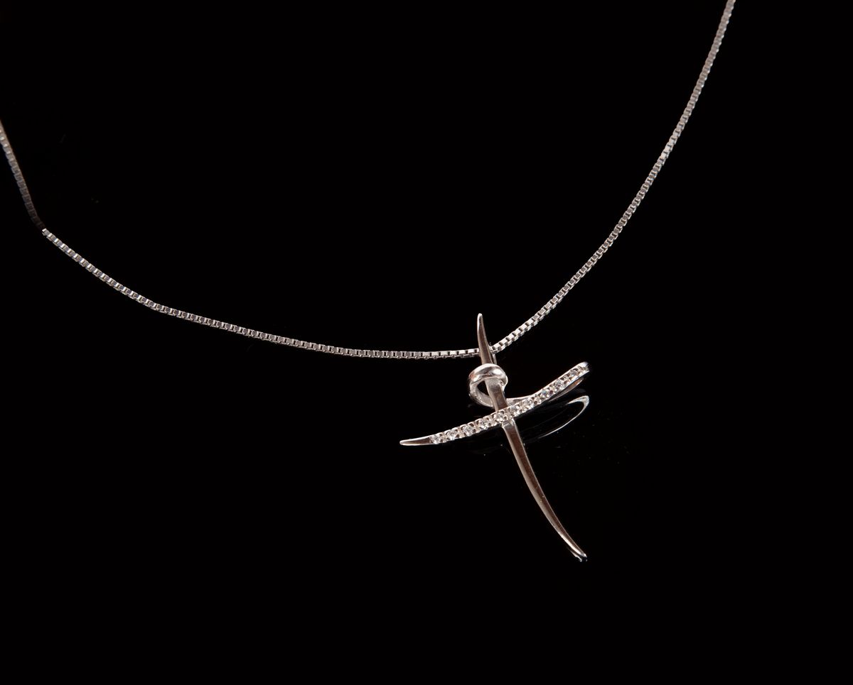 Pendente a Croce in Argento