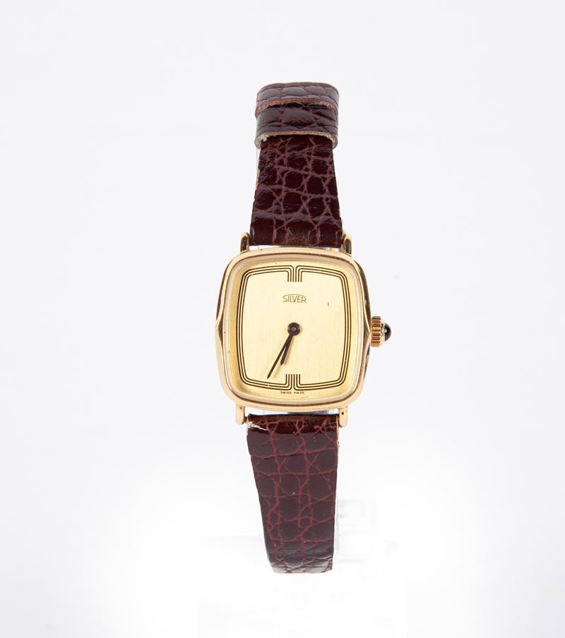 Silver - Orologio da Polso a Carica Manuale da Donna in Metallo