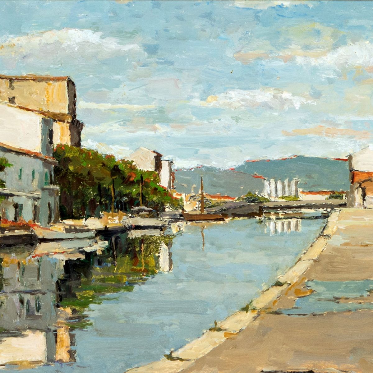 E. Ferrari - Il Canale Burlamacca a Viareggio