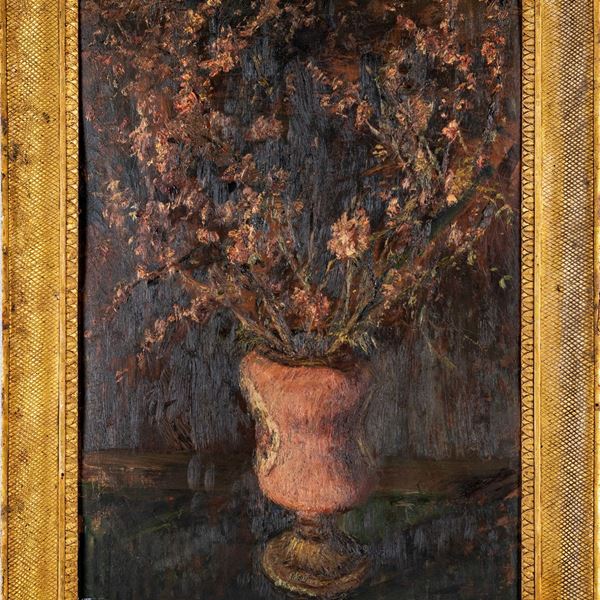 Scuola Italiana del XX secolo - Natura morta con fiori