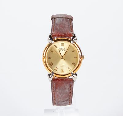 Pierre Henry - Orologio da Polso al Quarzo da Uomo in Metallo e Metallo Dorato