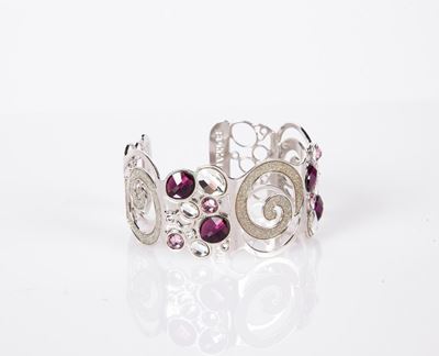 Boccadamo, Bracciale Rigido in Metallo e Pietr