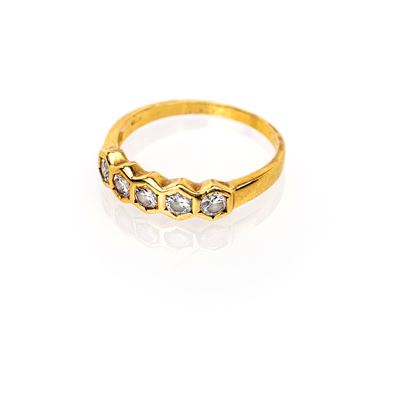 Riviera in Oro Giallo e Brillanti