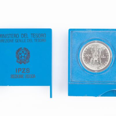 Lotto: 500 Lire Olimpiade Los Angeles 1984 Repubblica Italiana; Fermasoldi in Argento 800/000