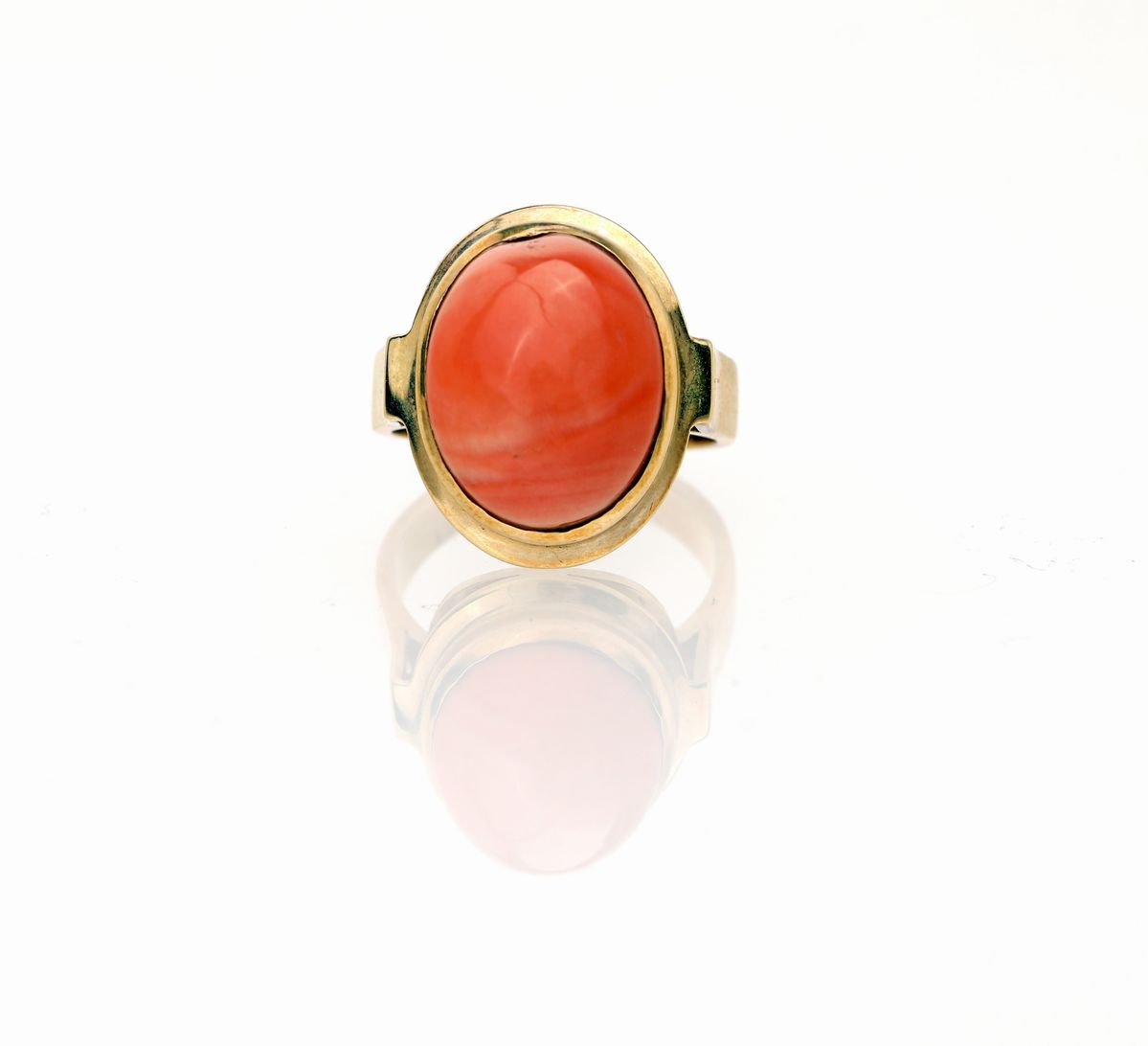 Anello in Oro e Corallo