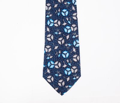 Hermes - Cravatta Fantasia Blu