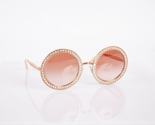 DOLCE E GABBANA - OCCHIALI DA SOLE CON STRASS