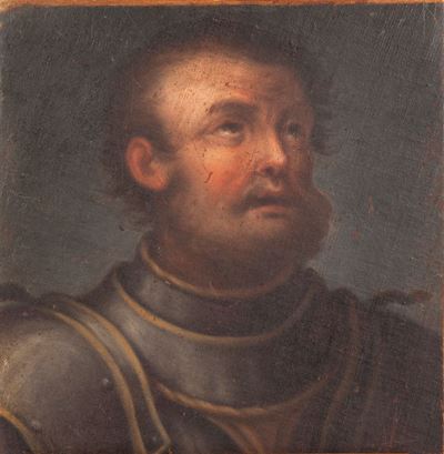 Ritratto di Soldato in Armatura