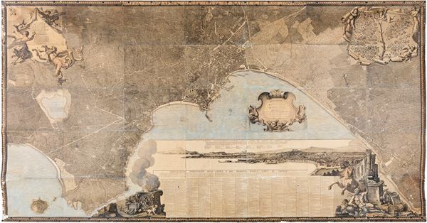 Grande mappa topografica di Napoli e de' suoi contorni, XIX secolo