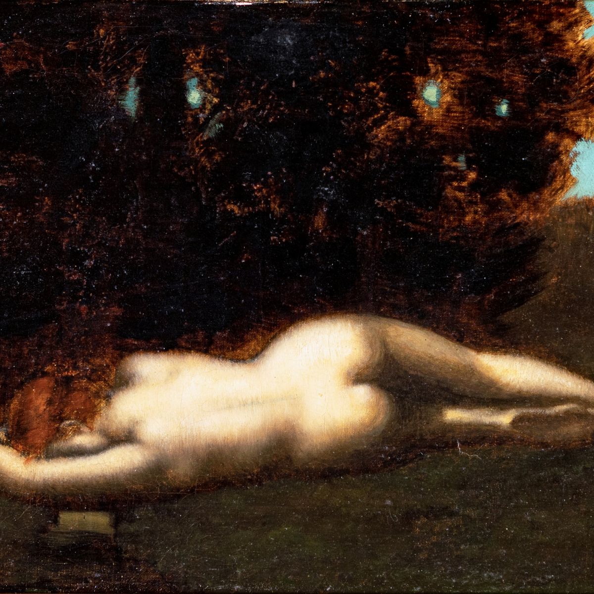Jean Jacques Henner - Ninfa Addormentata alla Fonte