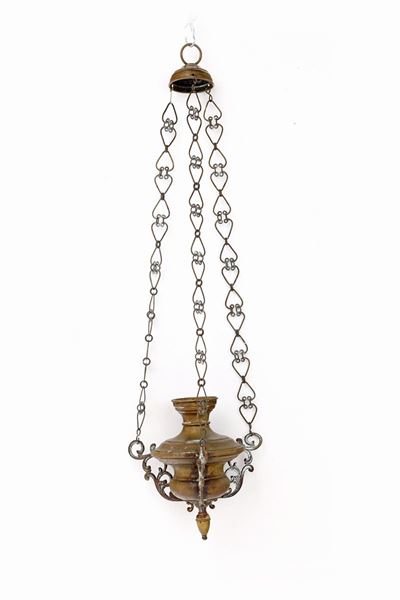 Lampada Pensile in Ottone