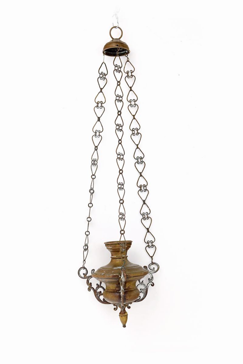 Lampada Pensile in Ottone