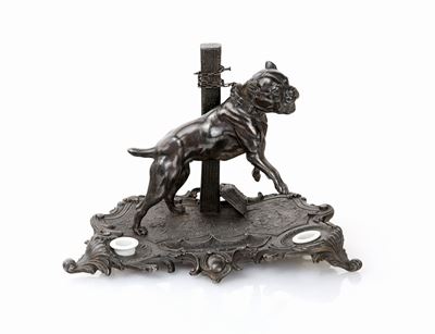 Grande Calamaio in Bronzo Brunito, Inizi del XX Secolo