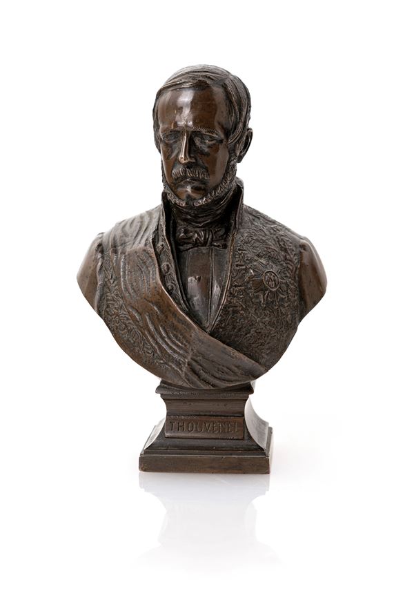 Piccolo busto di Edouard Thouvenel, XIX secolo