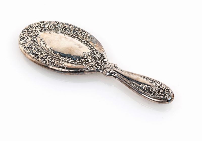 Specchio da Toletta in Argento, Città di Sheffield, 1901, Argentieri Walker & Hall