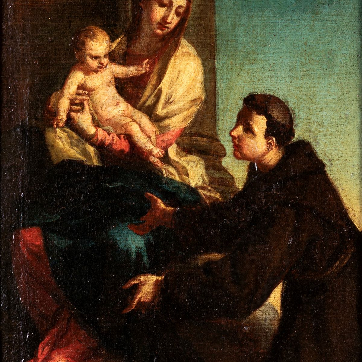 Andrea Sacchi - Madonna Col Bambino e Sant'antonio