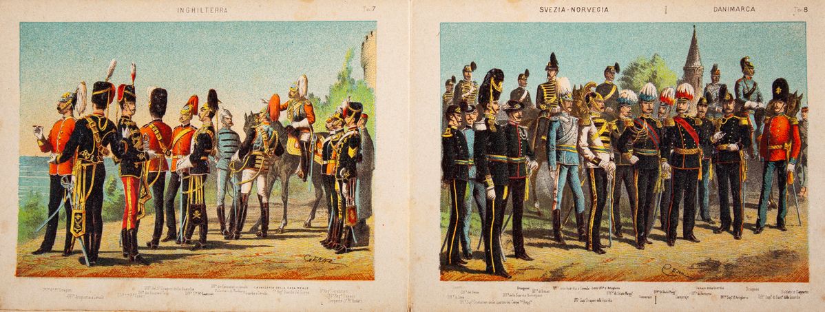 Quinto Cenni - Eserciti Europei. Schizzi Militari Raccolti e Disegnati