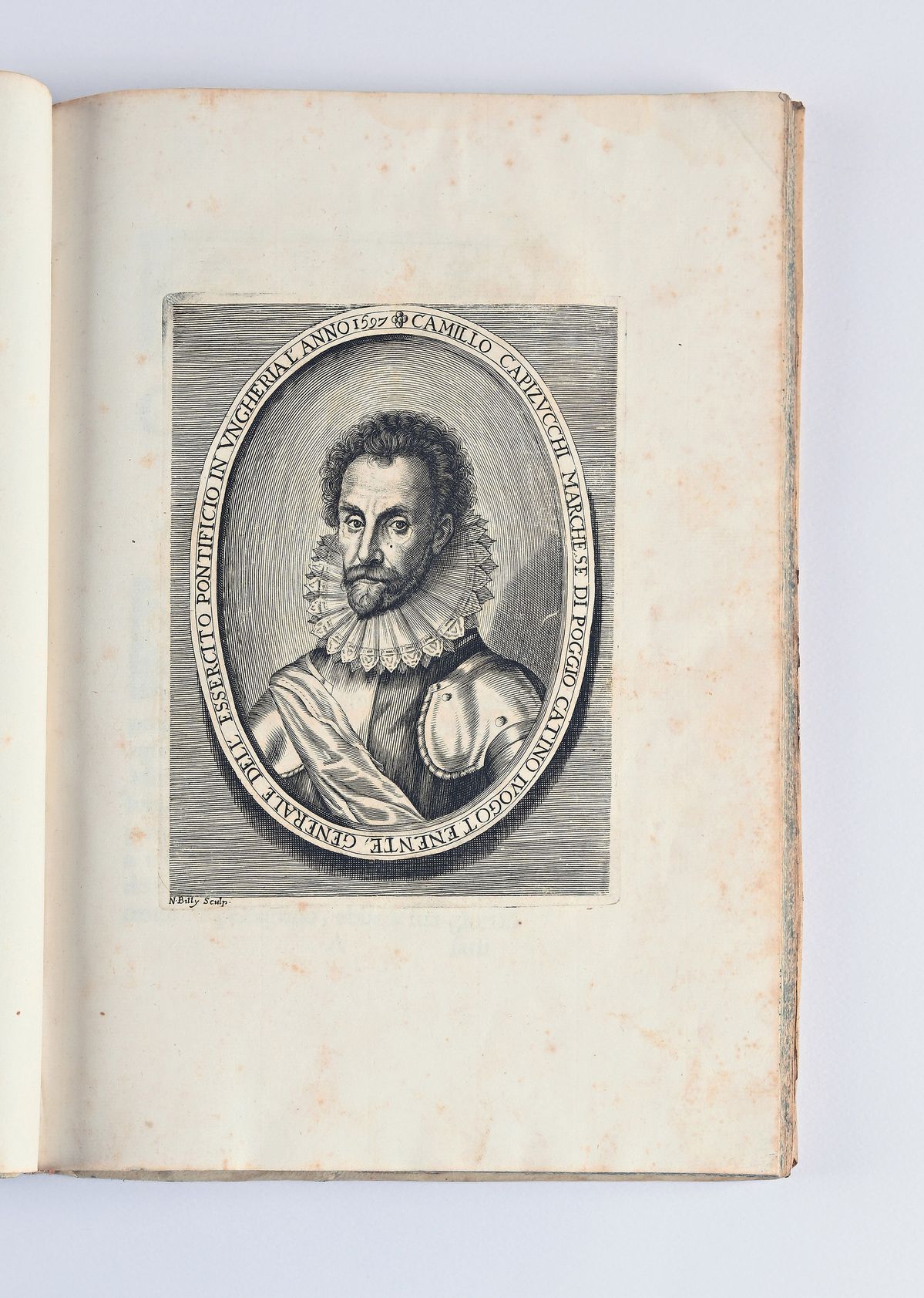Annibale Adami - Elogii Storici De' Due Marchesi Capizucchi Fratelli Camillo e Biagio Celebri Gue...