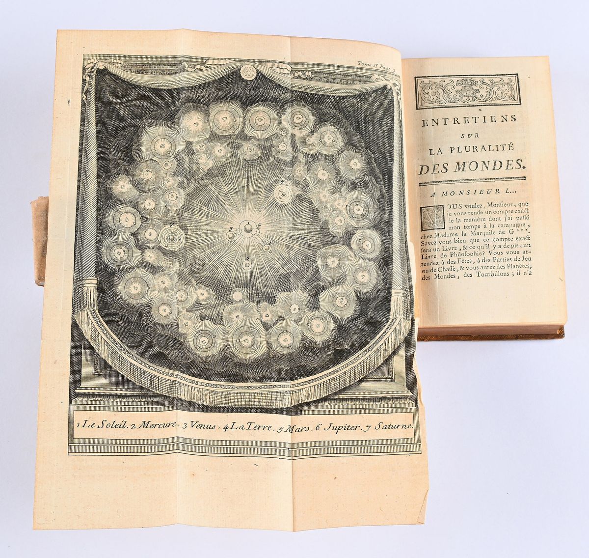 Bernard le Bouyer de Fontenelle - Entretiens sur la pluralité des mondes. Nouvelle édition, augme...