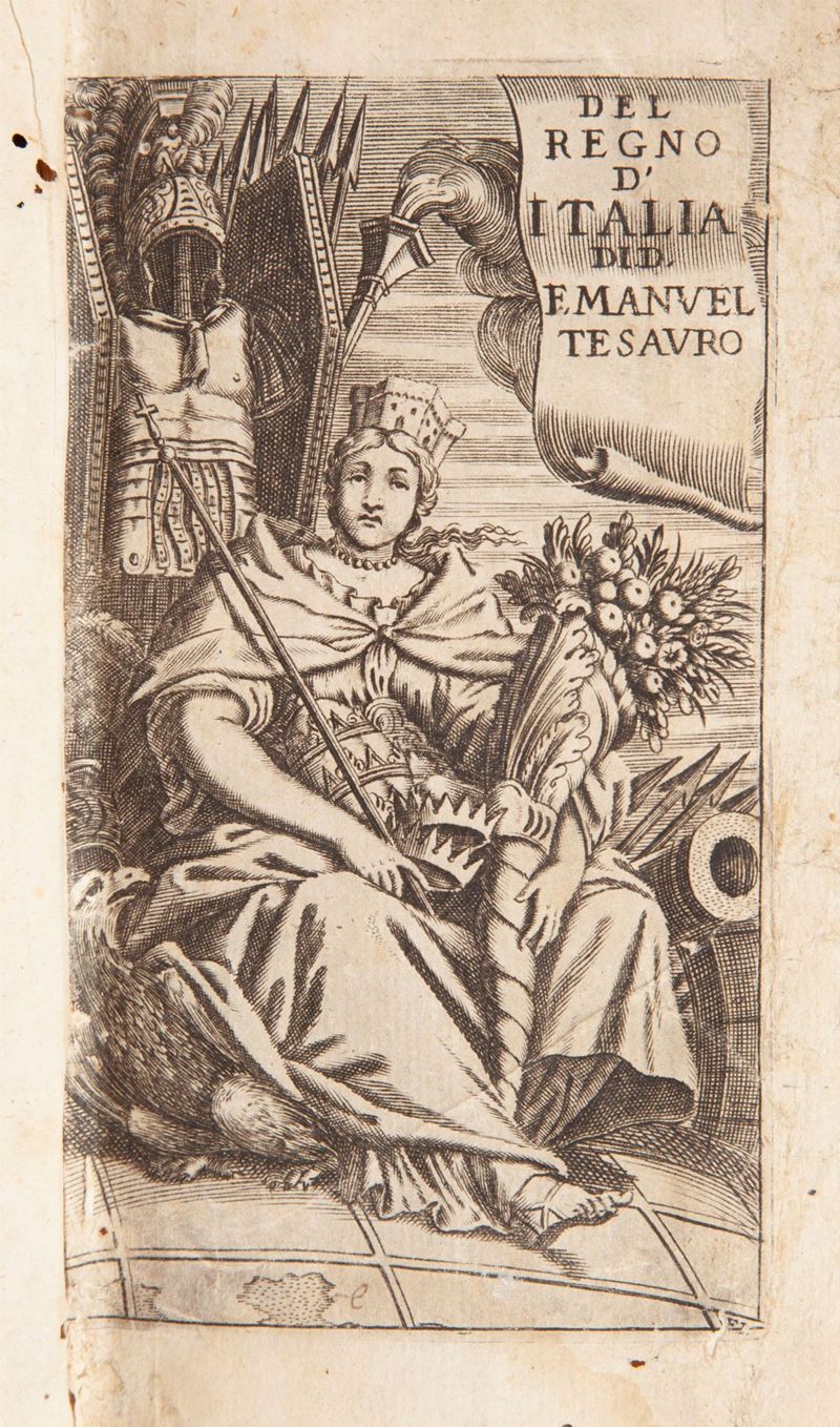 Emanuele Tesauro - del Regno D'italia Sotto i Barbari Epitome del Conte e Cavalier Gran Croce D. ...