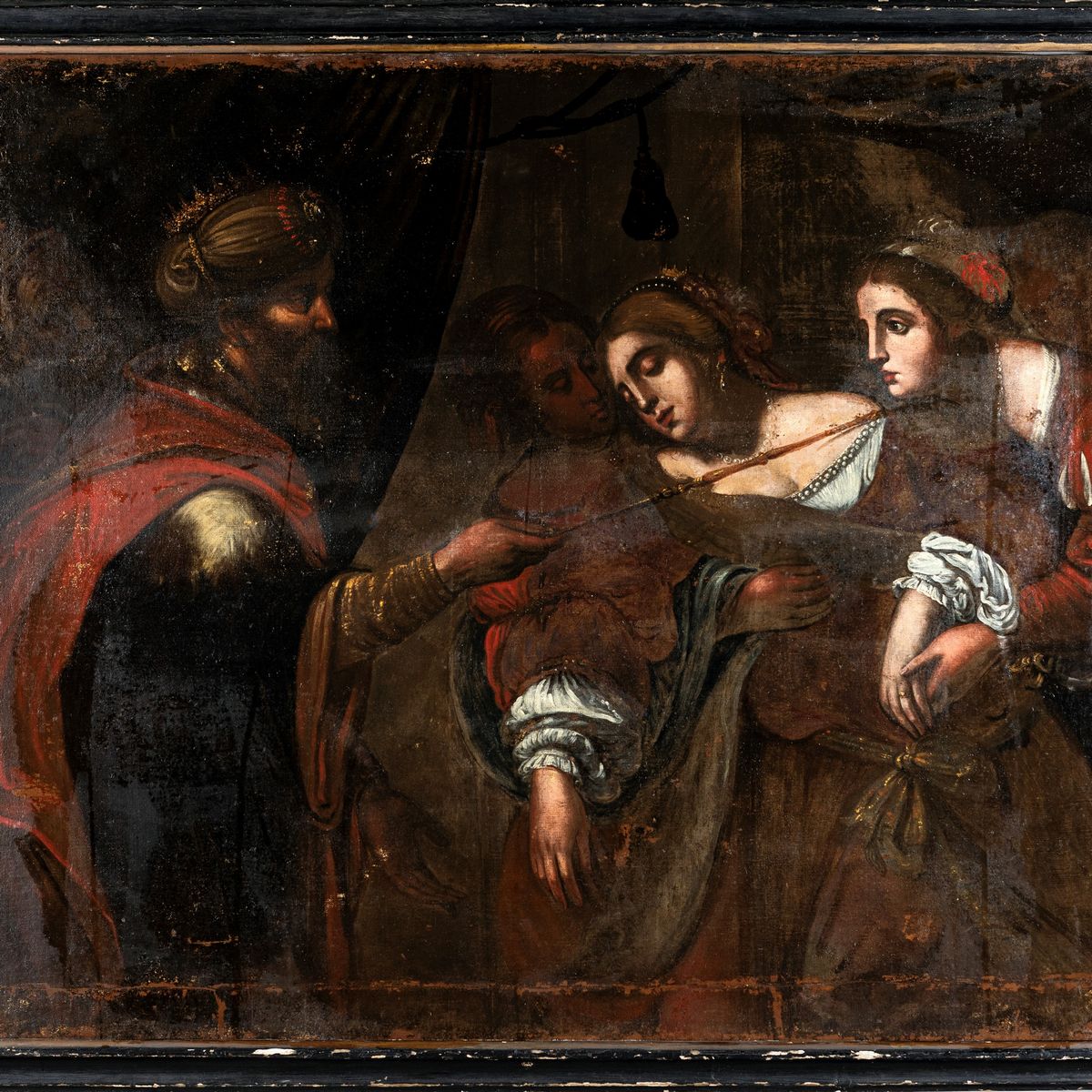 Scuola Italiana del XVI Secolo - Giaele e Sisara; Ester Sviene Dinanzi Ad Assuero