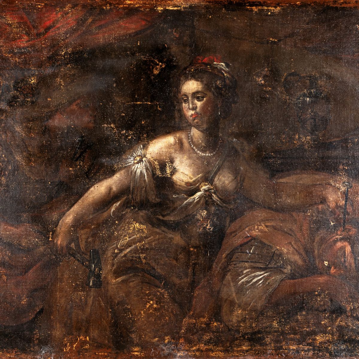 Scuola Italiana del XVI Secolo - Giaele e Sisara; Ester Sviene Dinanzi Ad Assuero