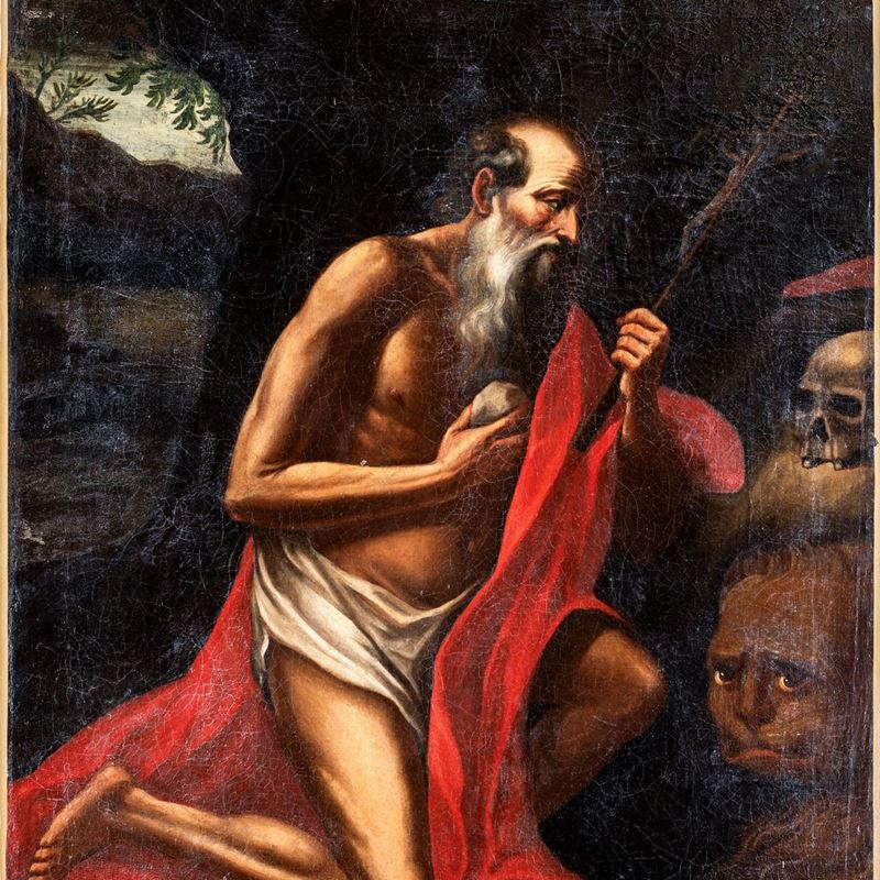 Scuola Italiana del XVIII Secolo - San Girolamo