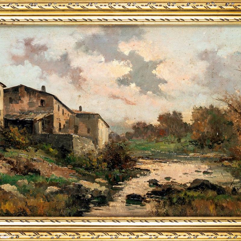 Ercole Magrotti - Paesaggio Lombardo
