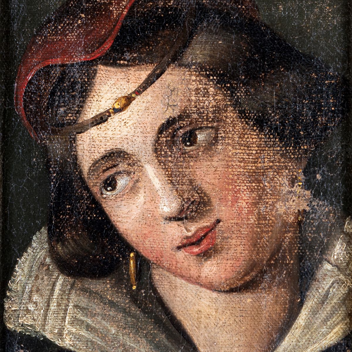 Pittore del XVIII Secolo - Studio di Testa di Dama