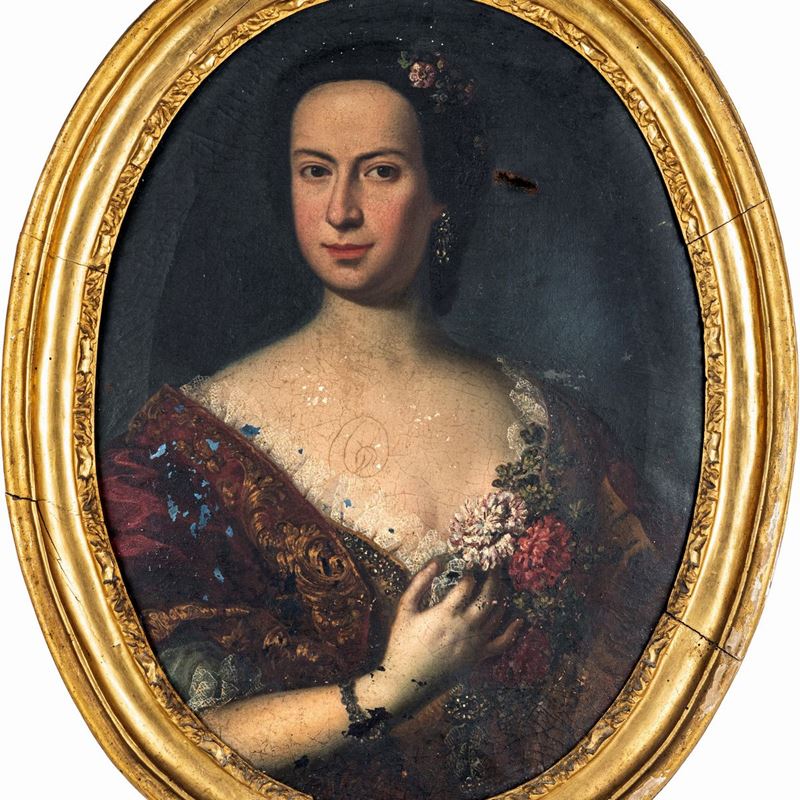 Giuseppe Bonito - Ritratto di Nobildonna