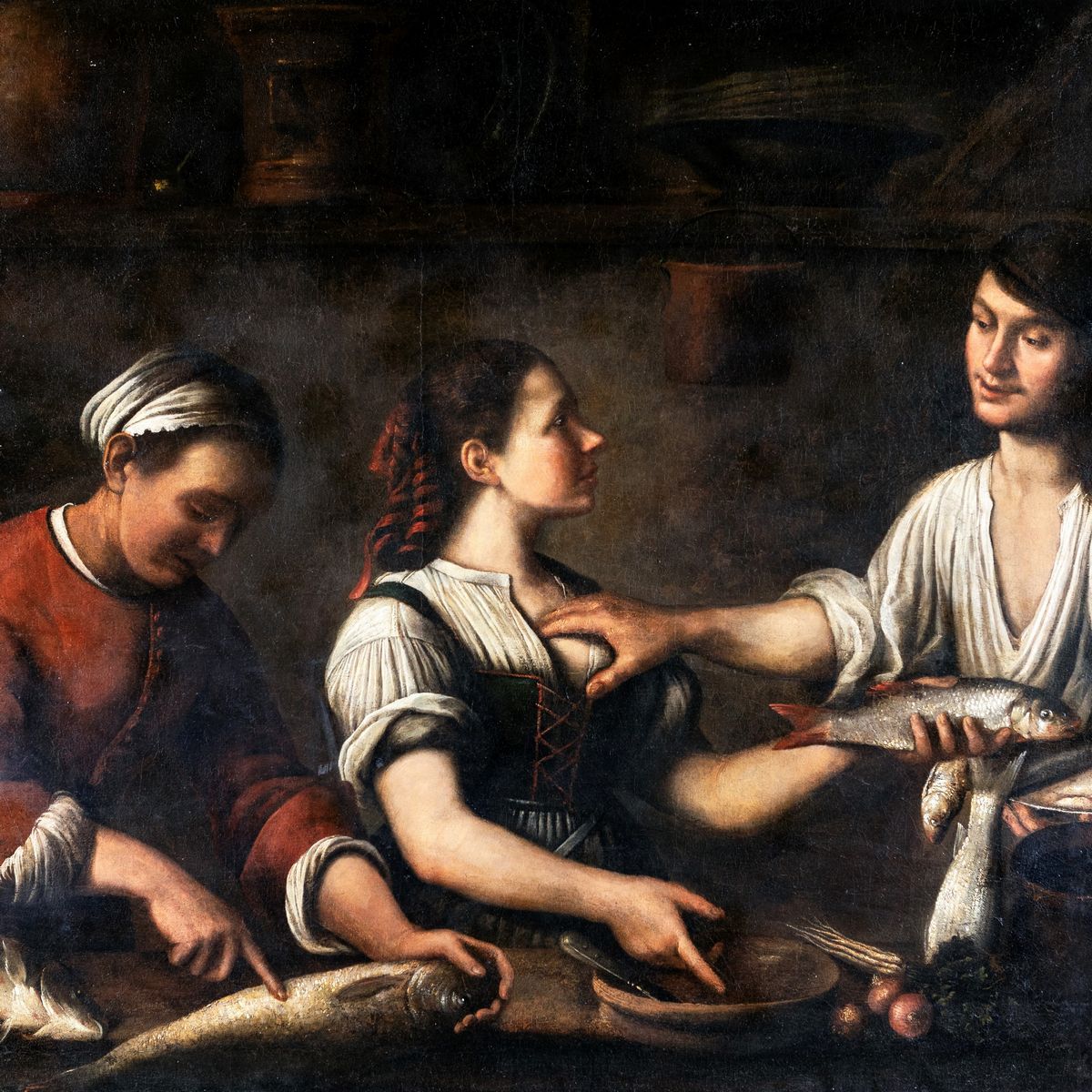 Astolfo Petrazzi - Venditrice di Pesci
