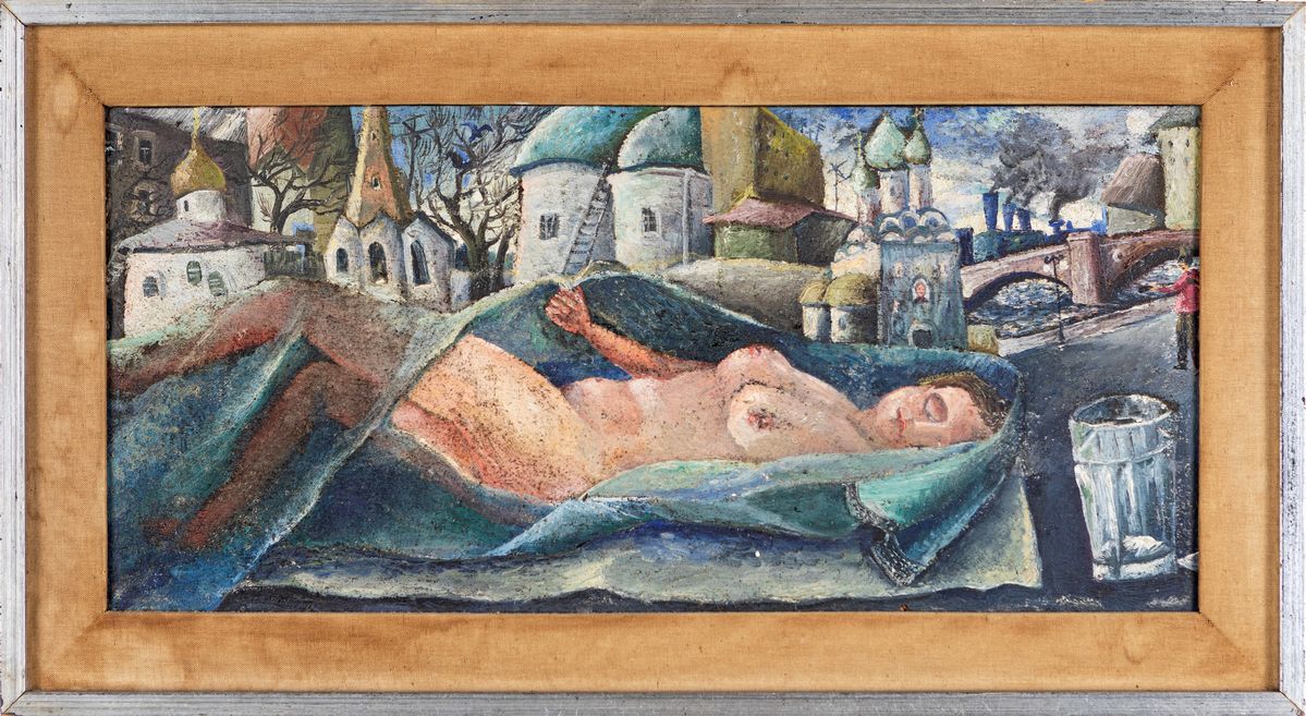 Viacheslav Kalinin - Nudo di Donna nella Città