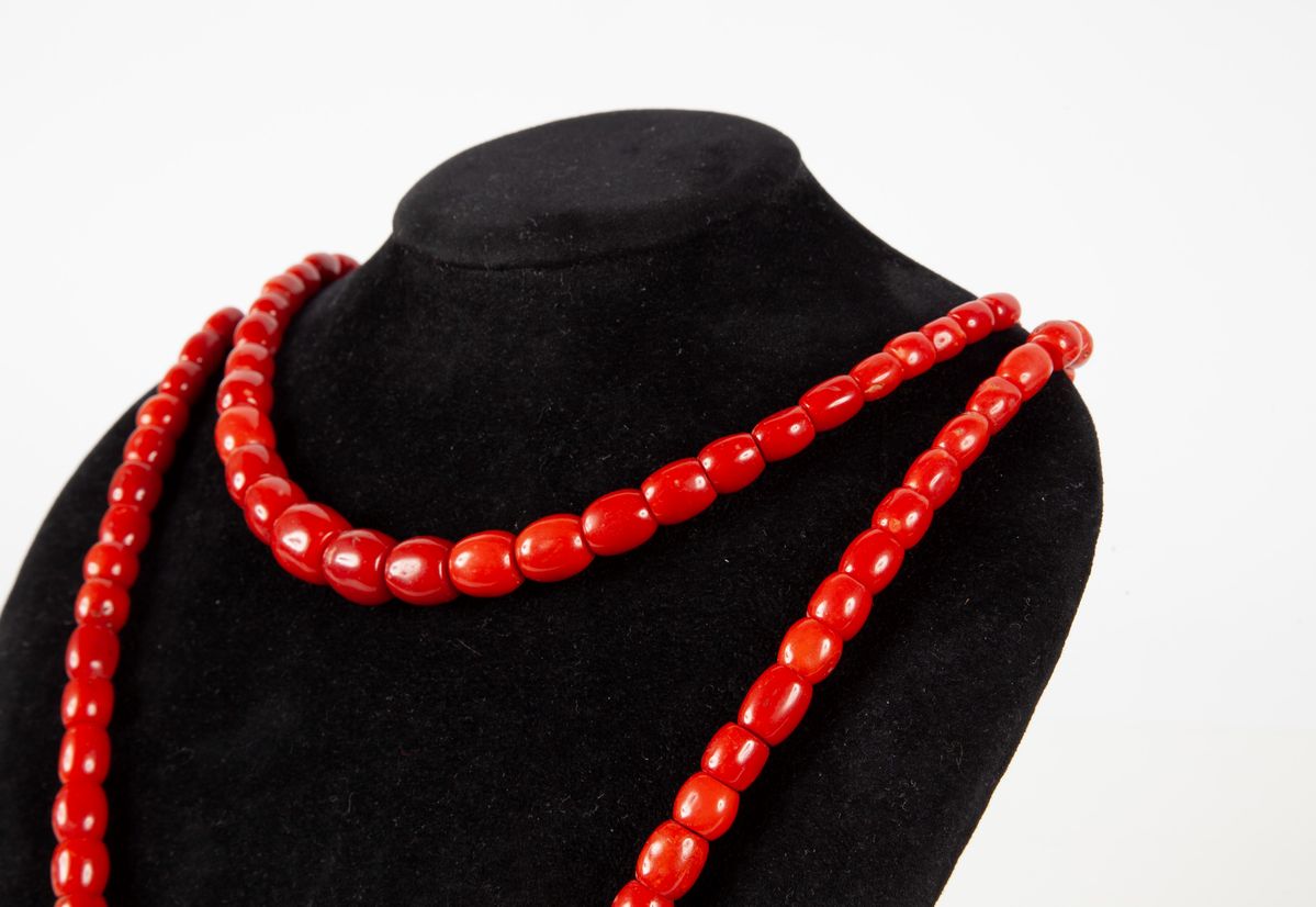 Collana a 2 Fili di Corallo