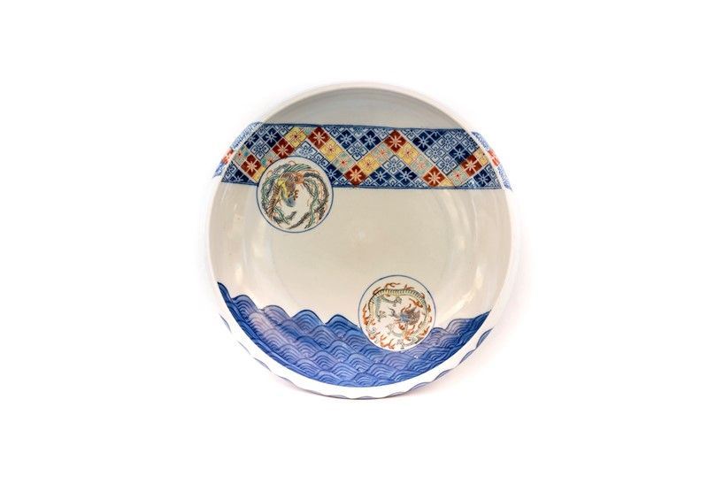 Piatto da Portata in Ceramica Smaltata