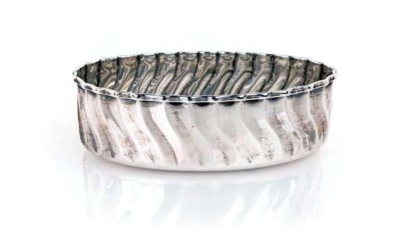 Cachepot ovale in argento, Calegaro  - Asta Argenti Antichi e da Collezione - Casa d'Aste Arcadia