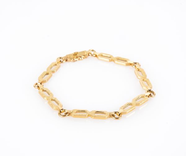 Bracciale in oro a maglia  - Asta Gioielli - Casa d'Aste Arcadia