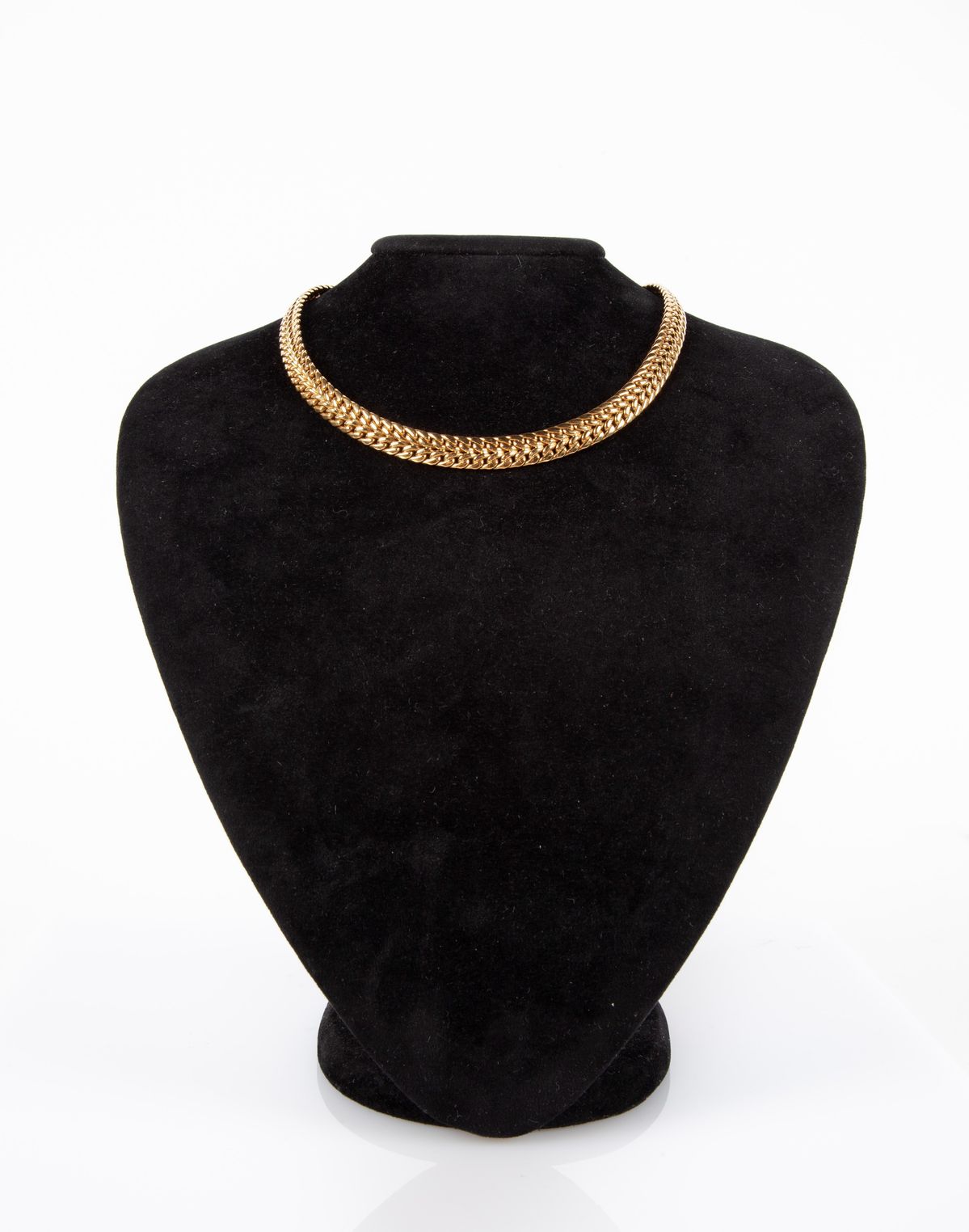 Collana Girocollo in Oro a Maglia