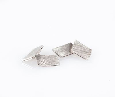 Coppia di Gemelli in Oro Bianco