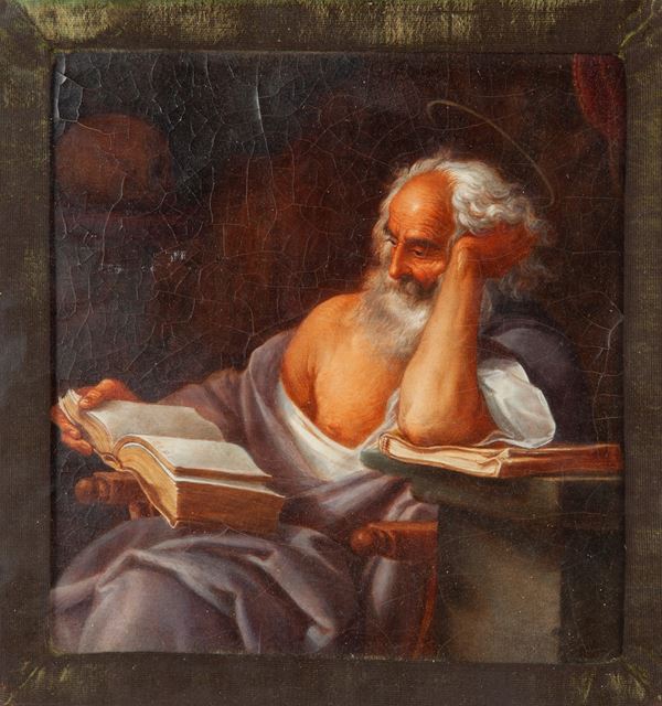 Scuola Italiana del XIX secolo - San Girolamo nello studio 