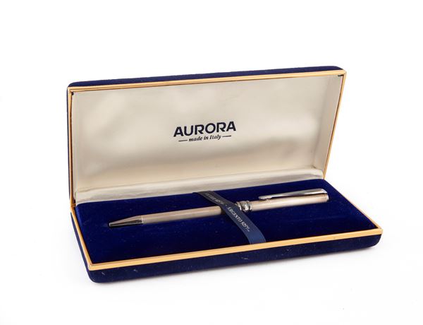 Aurora - Penna a sfera in argento 925/000  - Asta Asta a Tempo - Penne e Accessori da Scrivania - Casa d'Aste Arcadia