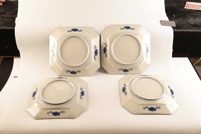 Quattro Piatti da Portata in Ceramica Smaltata