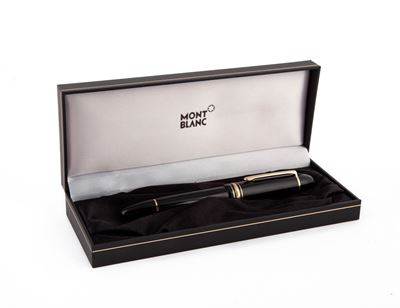 Montblanc Meisterstuck N° 149 - Penna Stilografica in Resina Nera con Particolari Dorati