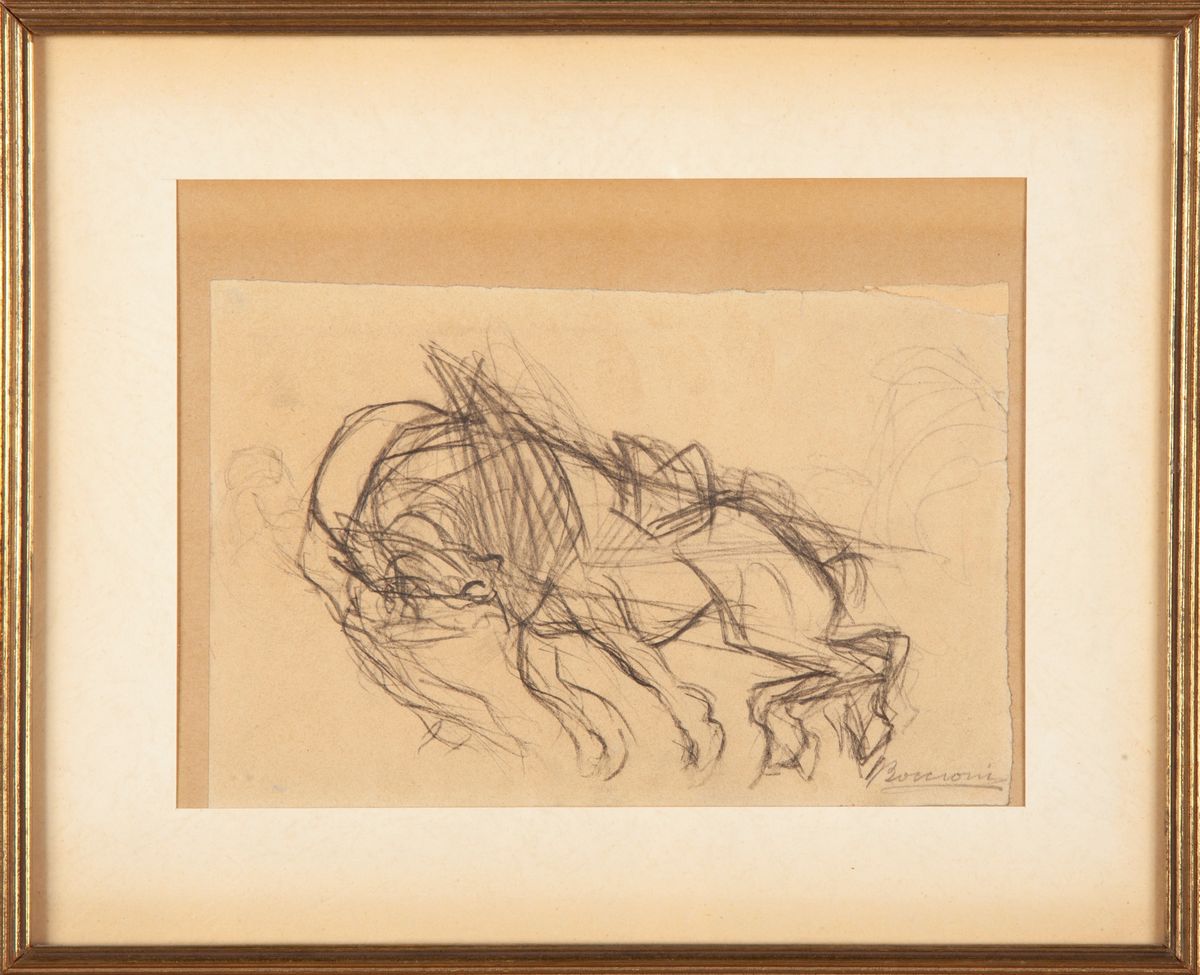 Umberto Boccioni - Studio per "gigante e Pigmeo" e "la Città che Sale".