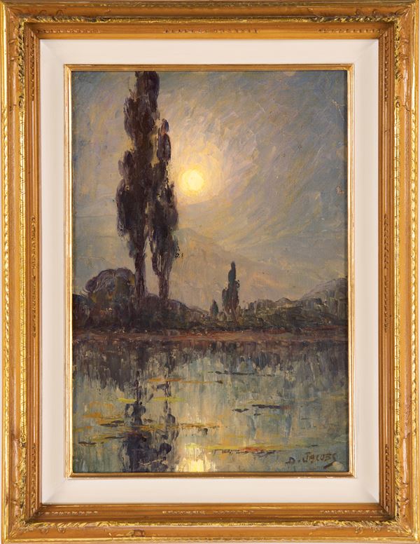 Paesaggio al chiaro di luna