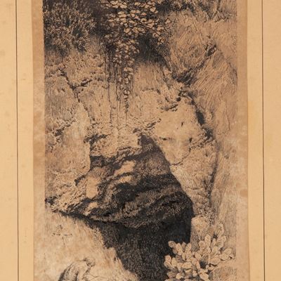 Grotta con Figura di Eremita