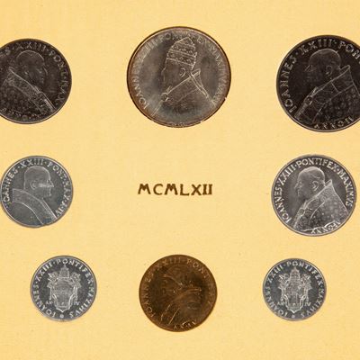 Serie Completa Giovanni XXIII 1962 Concilio Ecumenico Città del Vaticano Entro Confezione Origina...