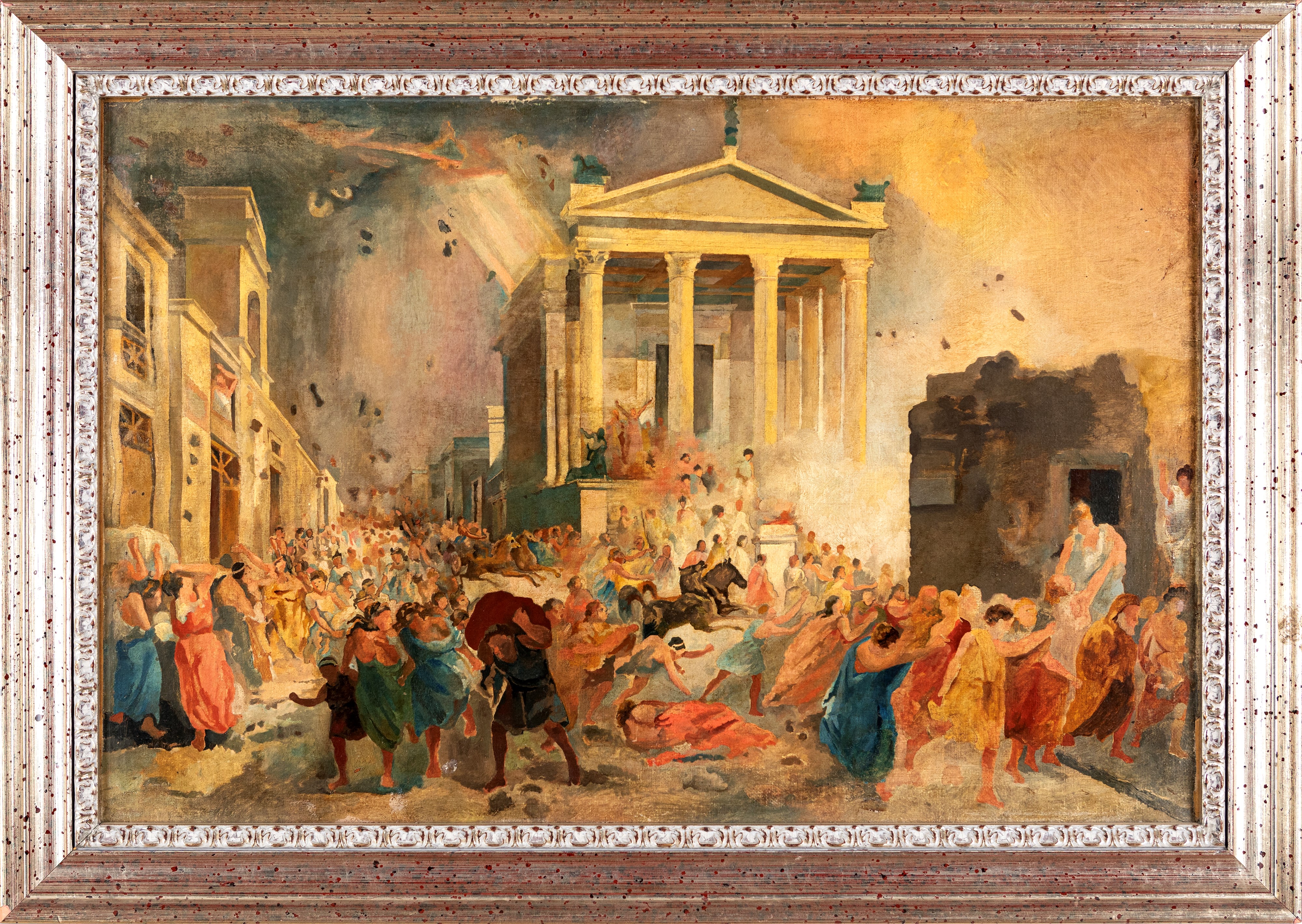 Federico Faruffini - La Distruzione di Pompei